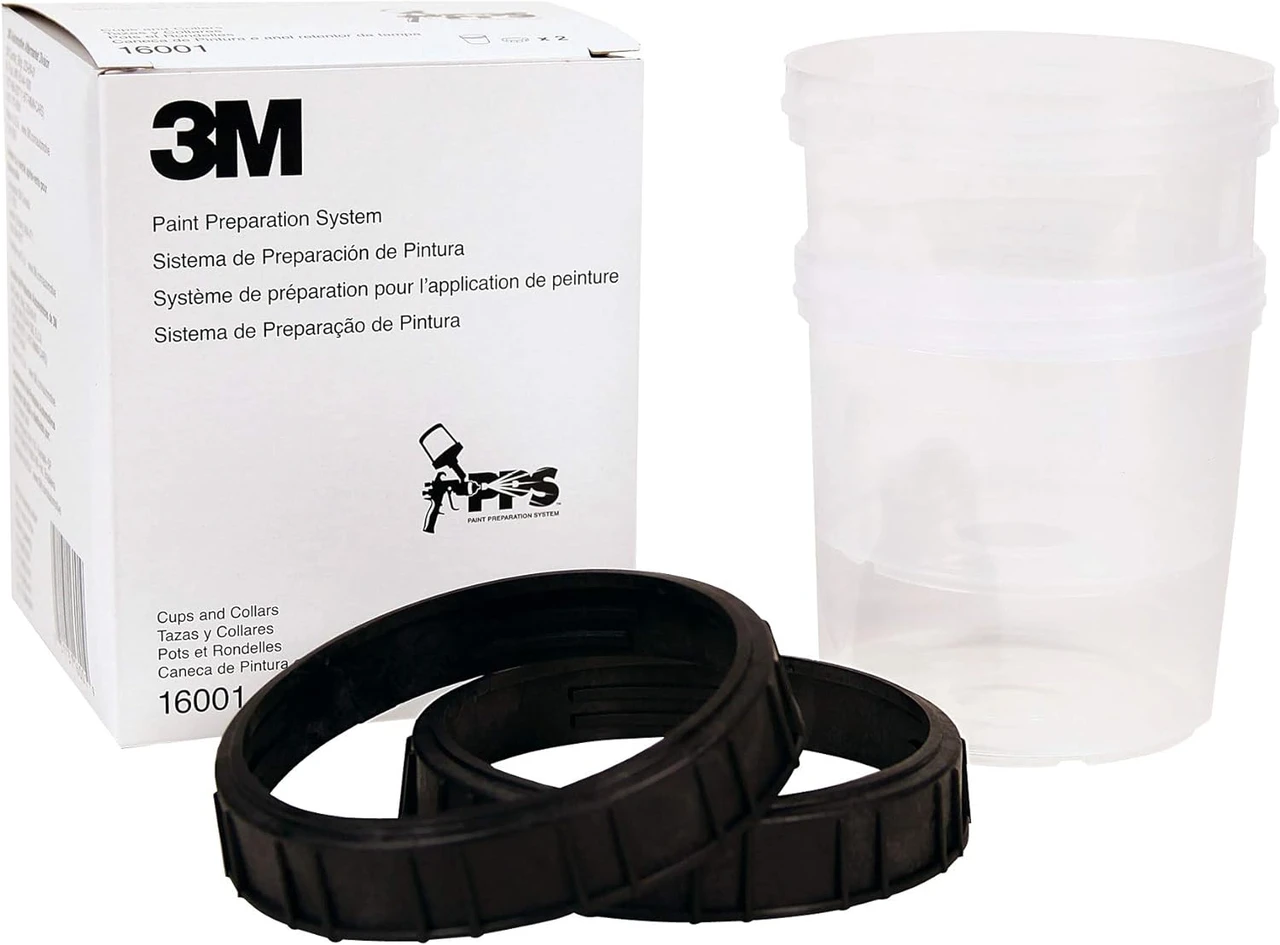 3M 2 Cups per Box PPS Standard Cup & Collar (16001)