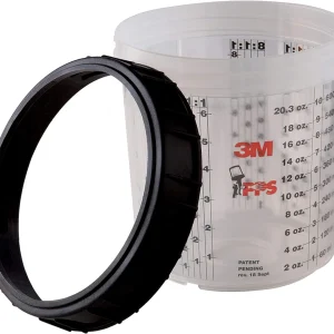 3M Box of 2 177ml Mini PPS Cup & Collar (16115)