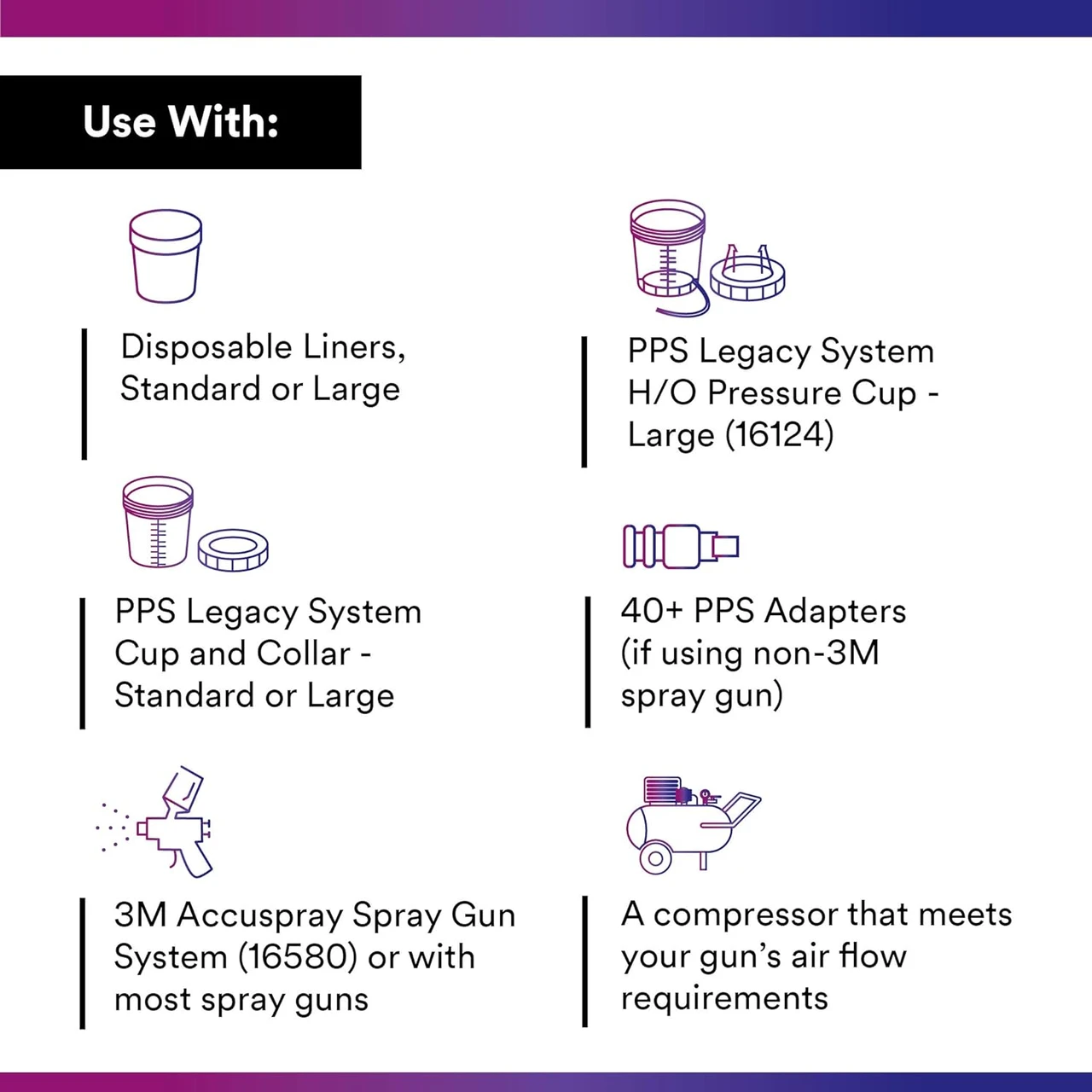 3M 125 Micron Filter Standard/Large PPS Disposable Lids (16199) — product image 3