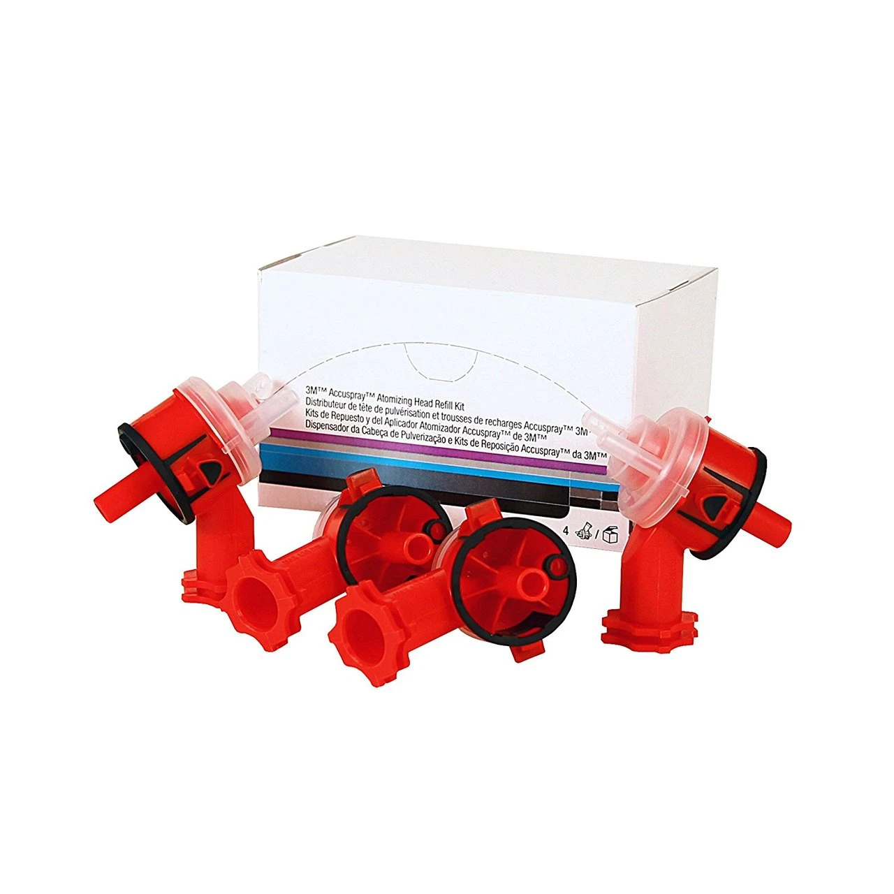 3M 2mm Red Accuspray Atomizing Head (16609)