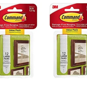 3M 12-Pack Command Picture Hanging Strips (17206-12ES)
