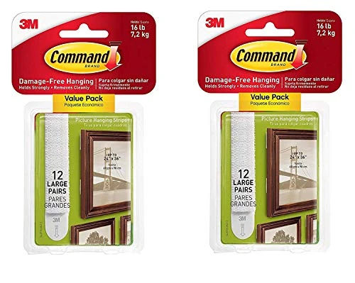 3M 12-Pack Command Picture Hanging Strips (17206-12ES)