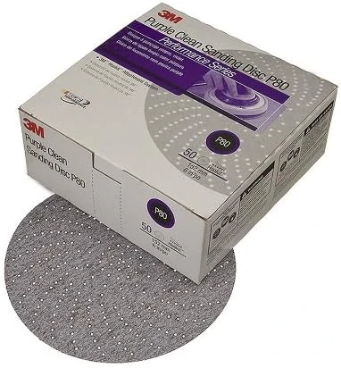 3M 6" P240C Hookit Purple Clean Sanding Disc 334U (1814)
