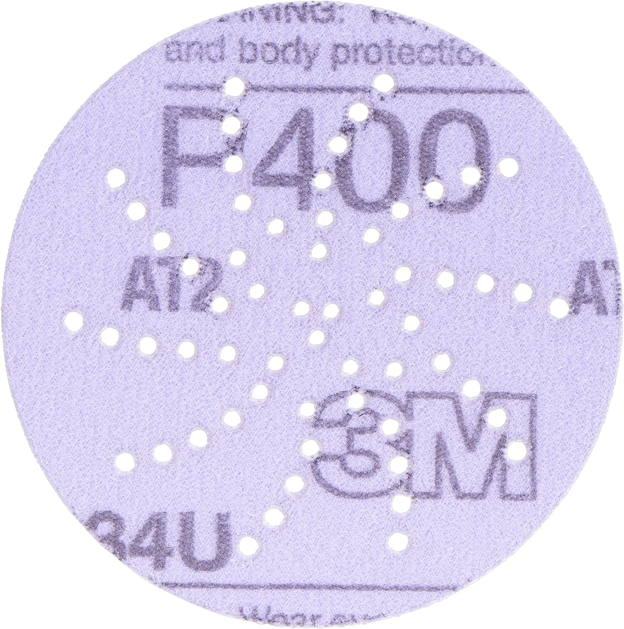 3M 6" P240C Hookit Purple Clean Sanding Disc 334U (1814) — product image 3