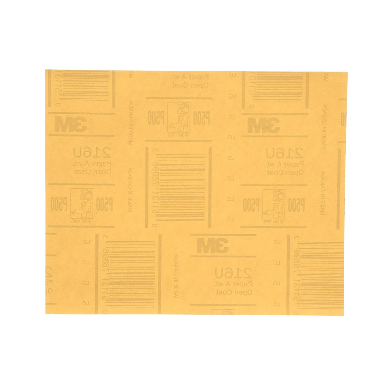 3M 9" x 11" P500A Production Resinite Gold Sheet 216U (2538) — product image 2