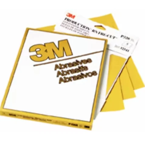 3M 2-3/4" X 17-1/2" P150A Production Resinite Gold Sheet (2569) — product image 2