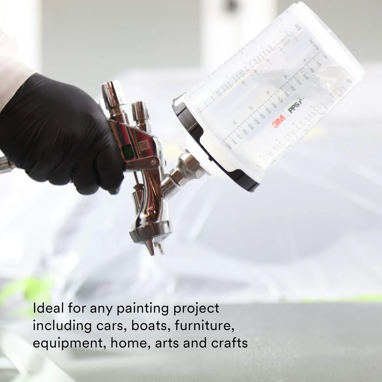 3M 850 mL Large PPS 2.0 Spray Cup System Kit (26024) — product image 3