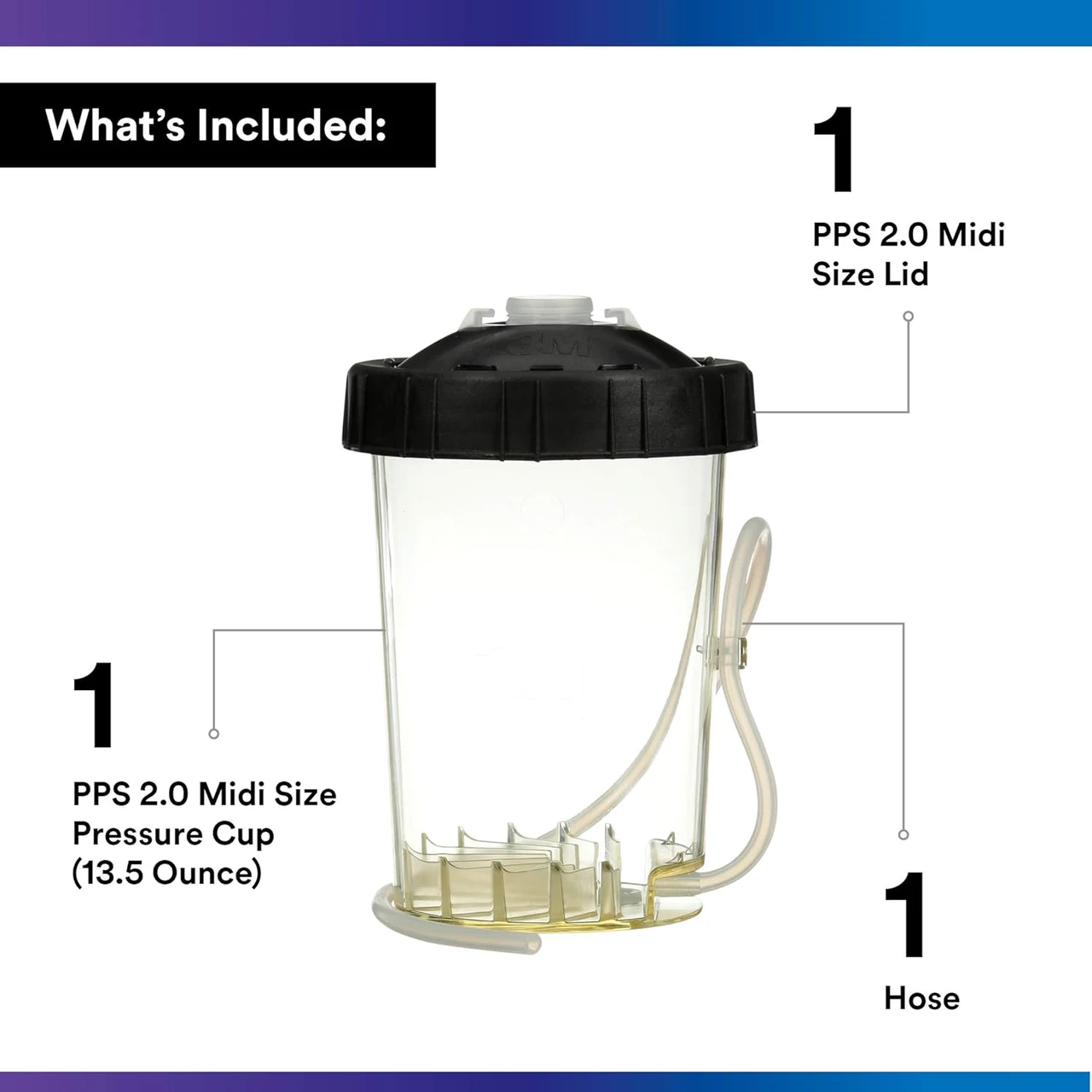 3M Midi PPS Series 2.0 Type H/O Pressure Cup (26121) — product image 2