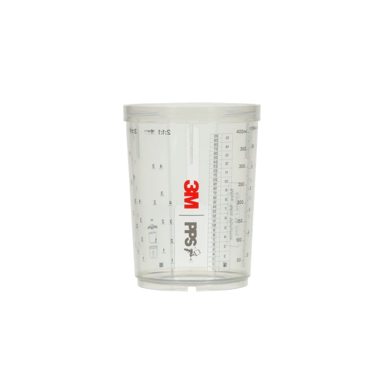 3M 13.5 oz Midi PPS 2.0 Series Spray Gun Cups (26122)