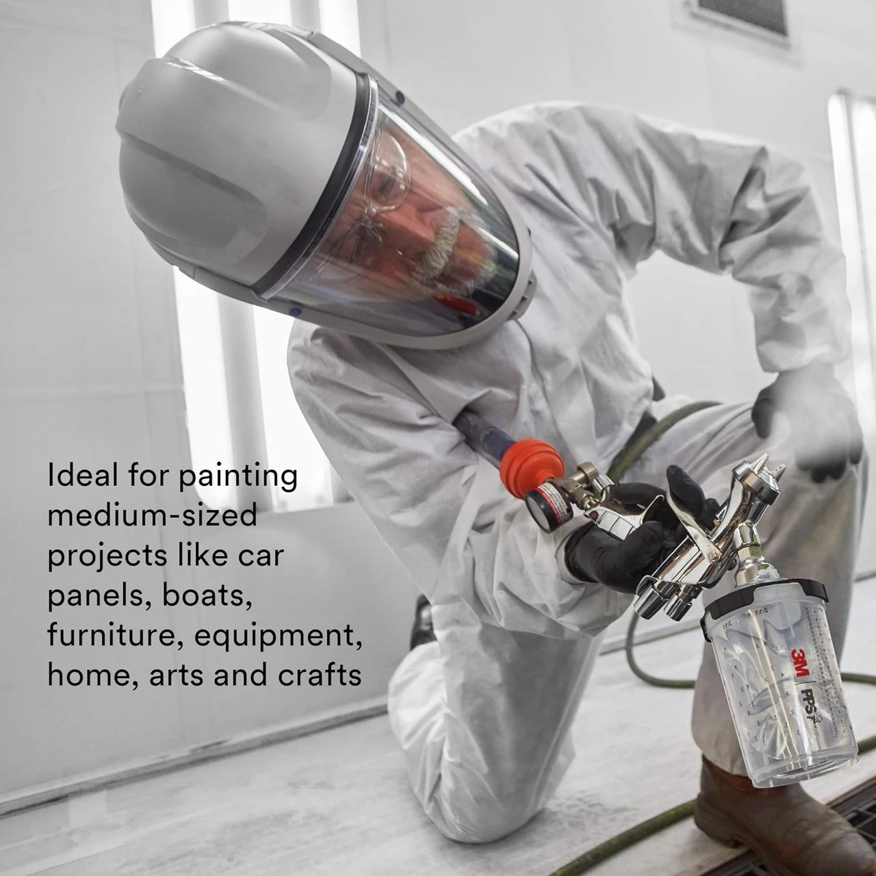 3M 13.5 oz Midi PPS 2.0 Series Spray Gun Cups (26122) — product image 3