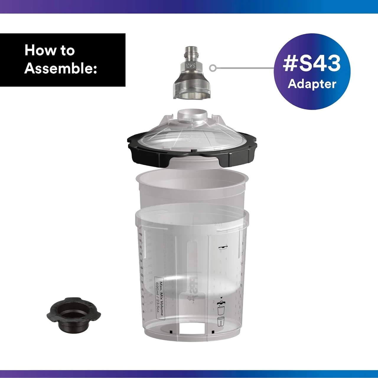 3M 1/4" Male 19 Thread BSP S43 PPS Series 2.0 Adapter (26139) — product image 4