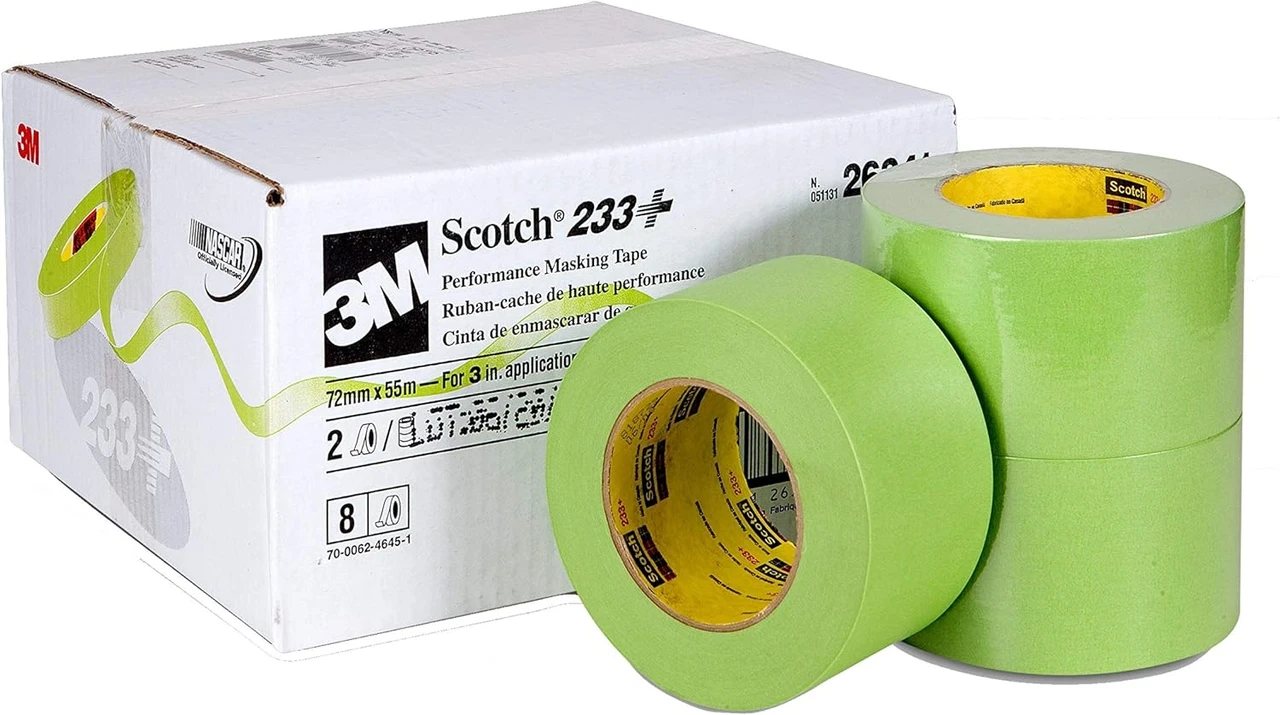 3M 72MM X 55M 233+Grit Green Scotch Performance Masking Tape (26341) — product image 2
