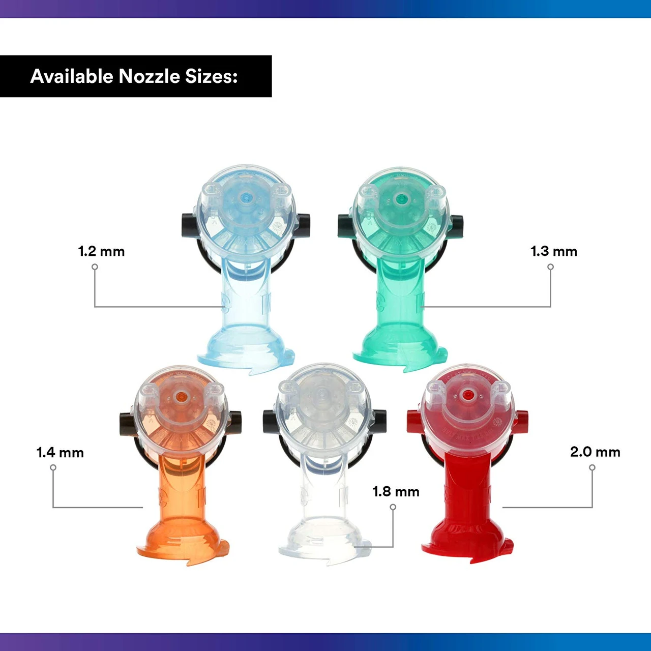 3M 1.8mm Clear PPS Accuspray Atomizing Head Refill Pack (26618) — product image 3