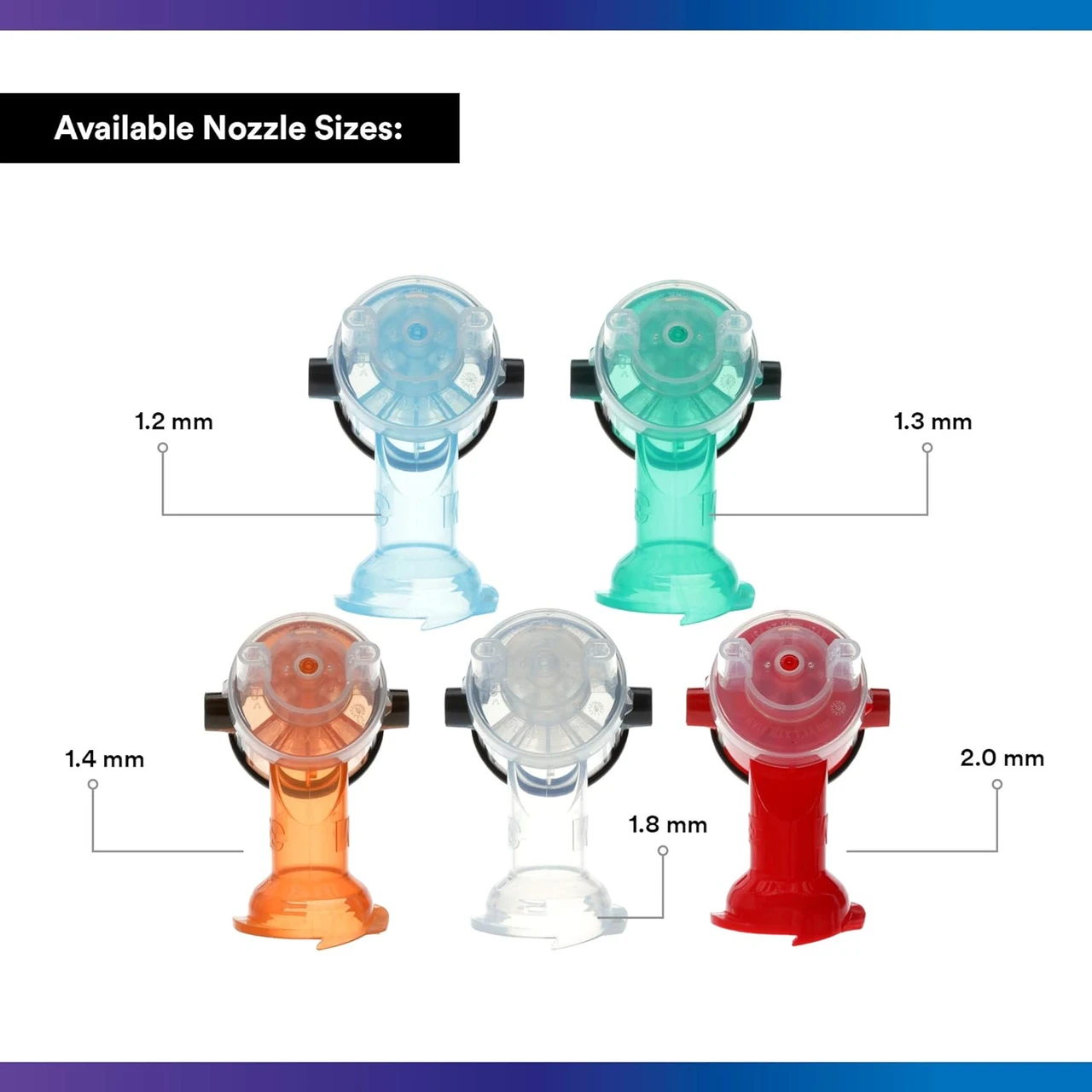 3M 2.0mm Red PPS Accuspray Atomizing Head Refill Pack (26620) — product image 3