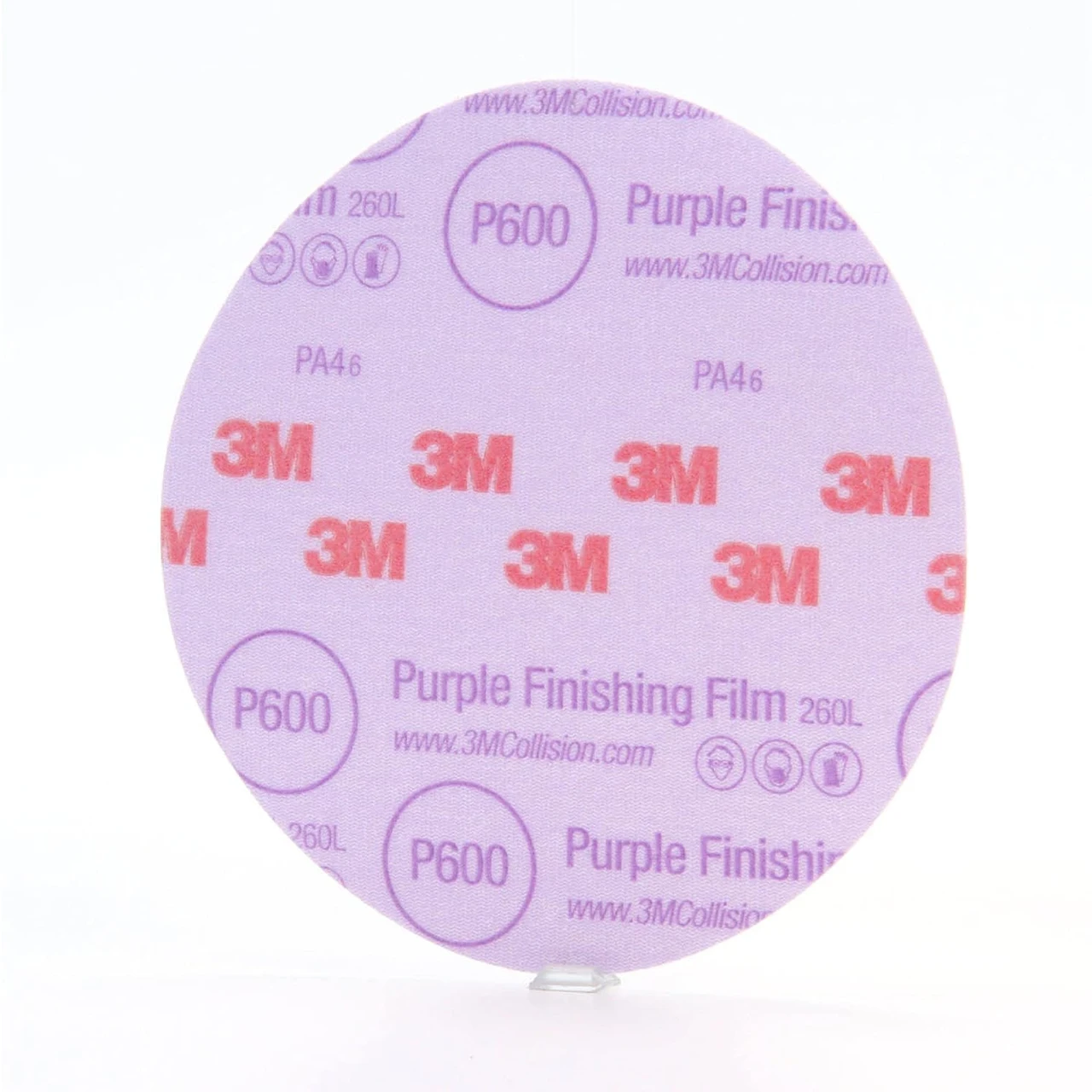 3M 6" P600 Purple Finishing Film Hookit Disc (30671) — product image 7