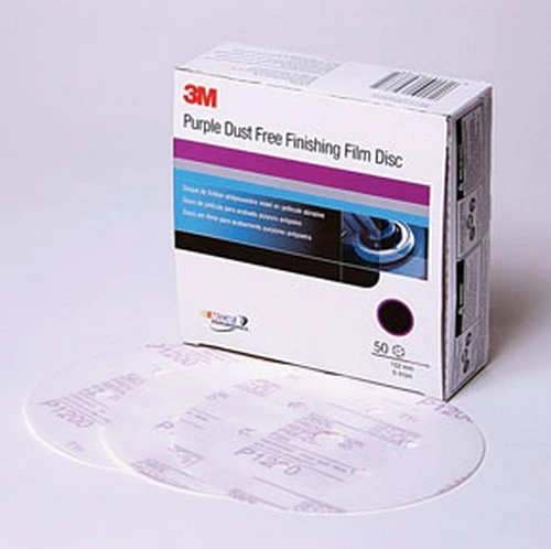 3M 6" P800 Dust-Free Hookit Purple Finishing Film Disc (30770)