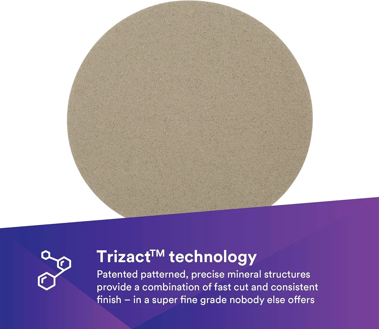 3M 3" 8000+Grit Trizact Hookit Foam Disc (30804) — product image 6