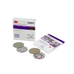 3M 3" 3000 & 8000 Grit Trizact Hookit Foam Disc Kit (30807)