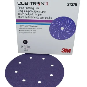 3M 8" 40+Grit Cubitron II Hookit Clean Sanding Abrasive Disc (31375)