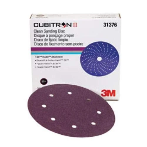 3M 8" 80+Grit Cubitron II Hookit Clean Sanding Abrasive Disc (31376)
