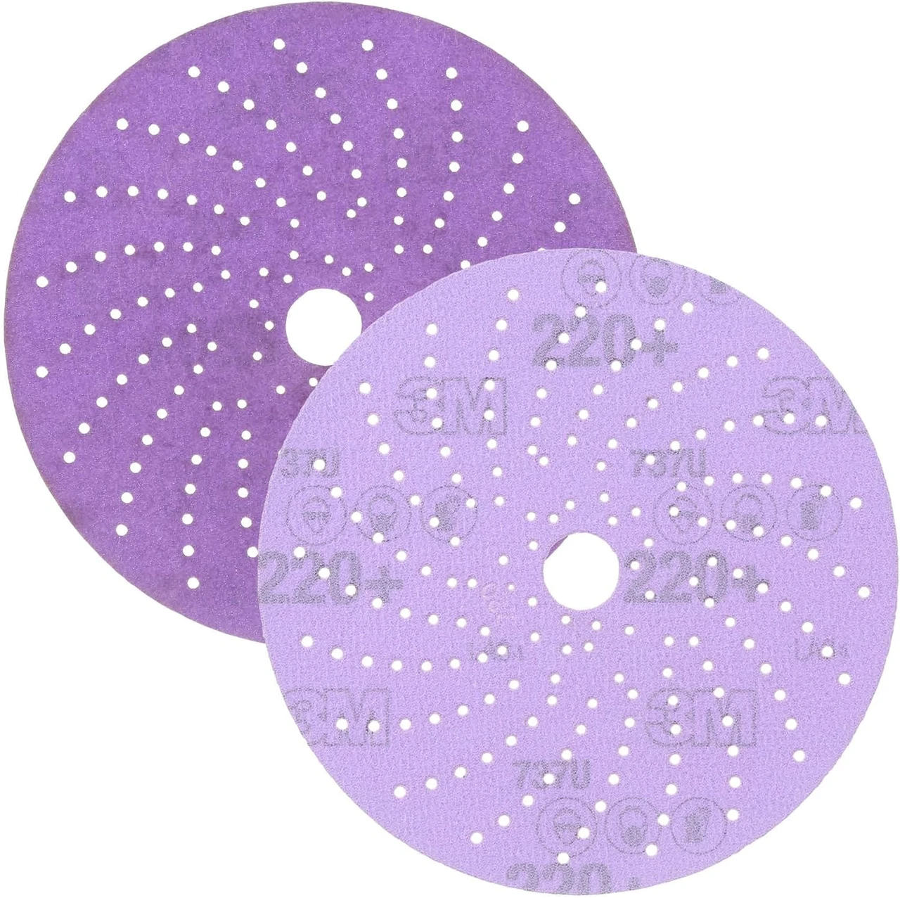 3M 6" 220+Grit Cubitron II Hookit Clean Sanding Abrasive Discs (31481) — product image 2