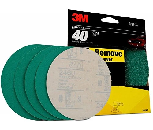 3M 6" 40+Grit Green Corps Stikit Sanding Disc (31547) — product image 2
