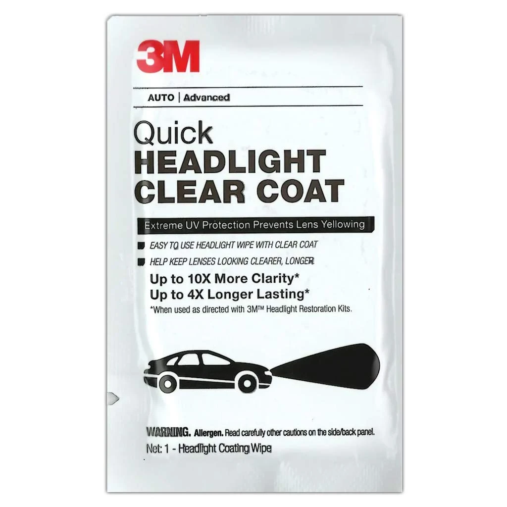 3M 40/Box Quick Headlight Clear Coat Wipes (32516)