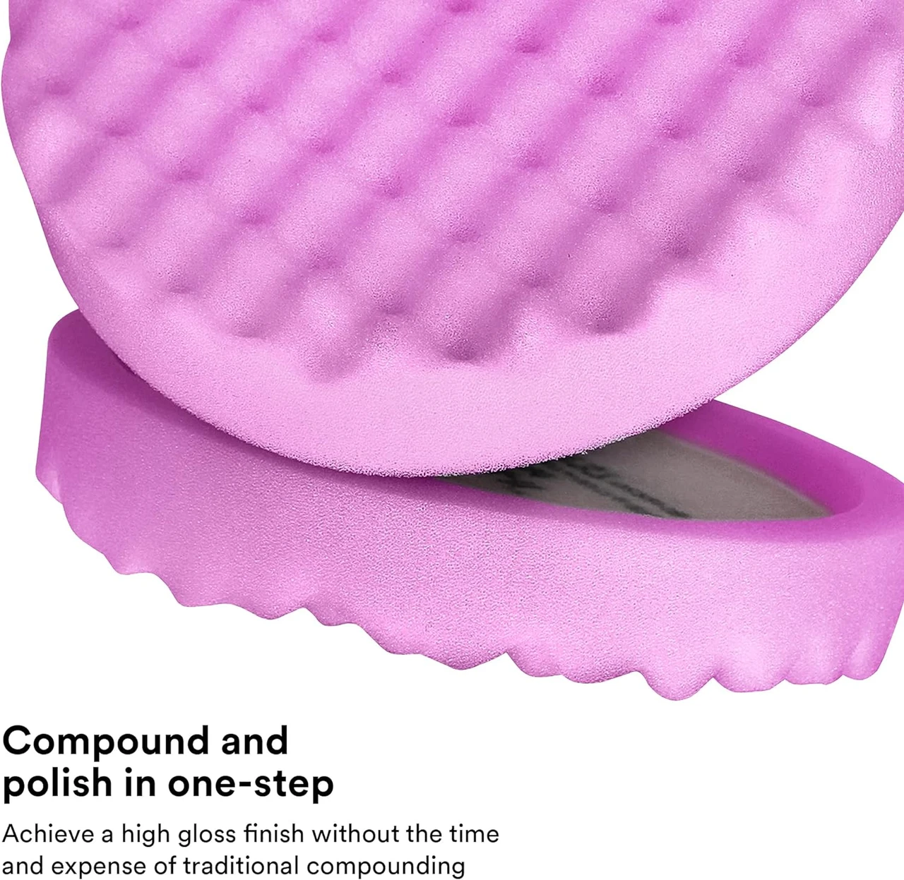 3M 8" Perfect-It 1-Step Foam Finishing Pad with Inset Backing (33037) — product image 4