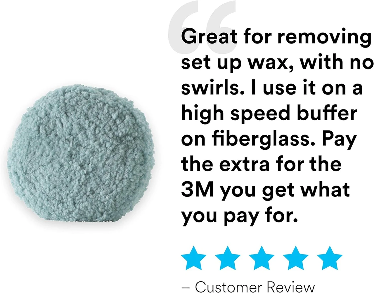 3M 9" Double Sided Wool Polishing Pad (33282) — product image 3