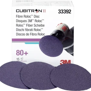 3M 3" 80+Grit Cubitron II Roloc Fibre Disc 786C (33392)