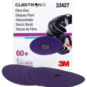 3M 7" X 7/8" 60+Grit Cubitron II Abrasive Fibre Disc (33427)