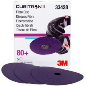 3M 7" X 7/8" 80+ Grit Cubitron II Abrasive Fibre Disc (33428)