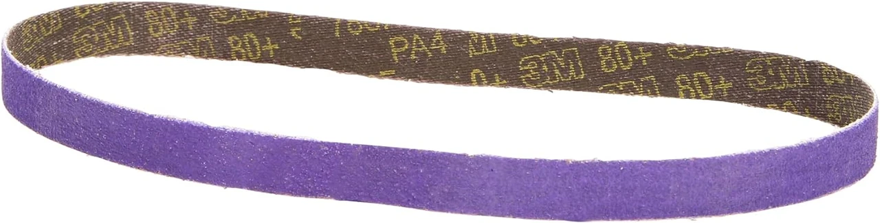 3M 1/2" X 18" 80+ Grit Cubitron II File Belt 786F (33446) — product image 2