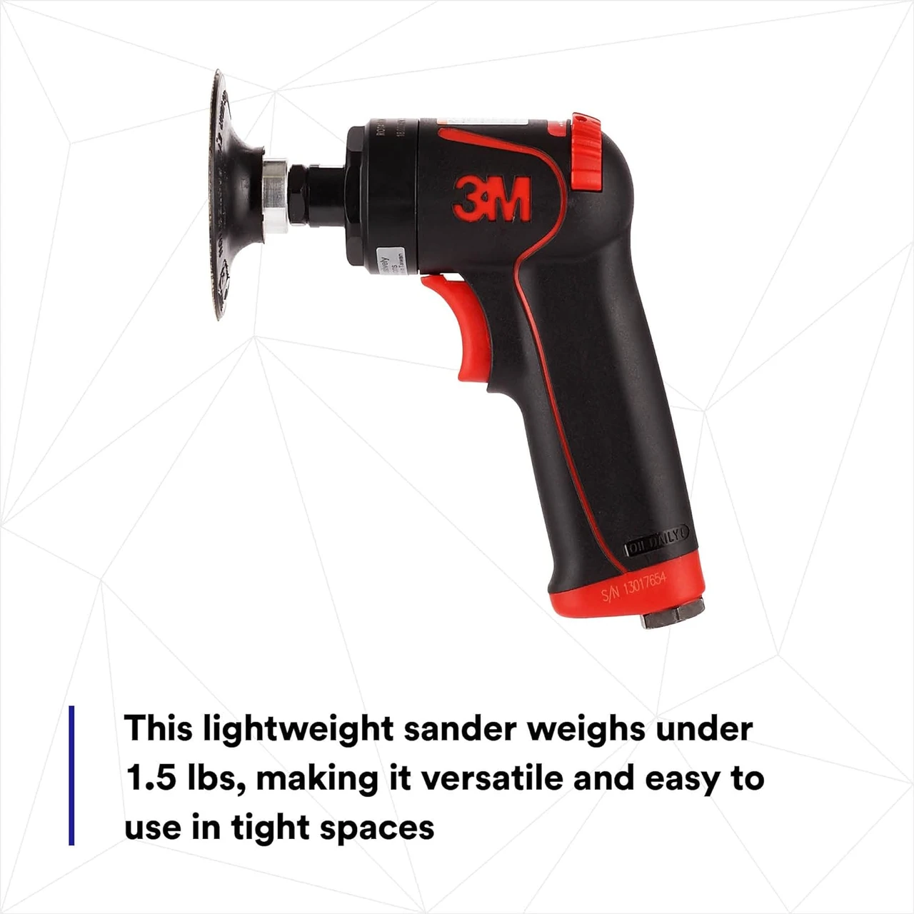 3M 50mm & 75mm Pistol Grip Disc Sander (33577) — product image 5