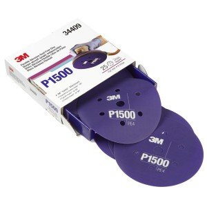 3M 6" P1500 Hookit Dust Free Flexible Abrasive Disc (34409) — product image 6