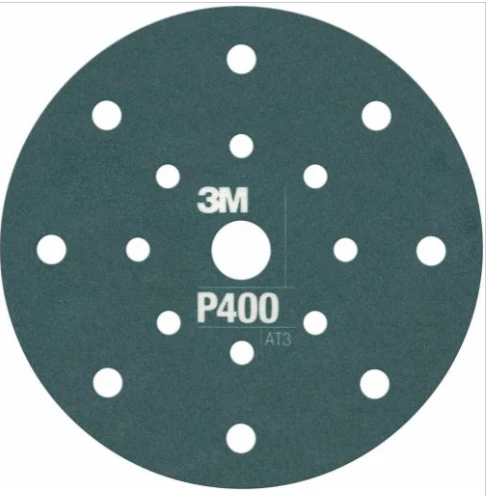 3M 6" P400 Dust Free Hookit Flexible Abrasive Disc (34800)