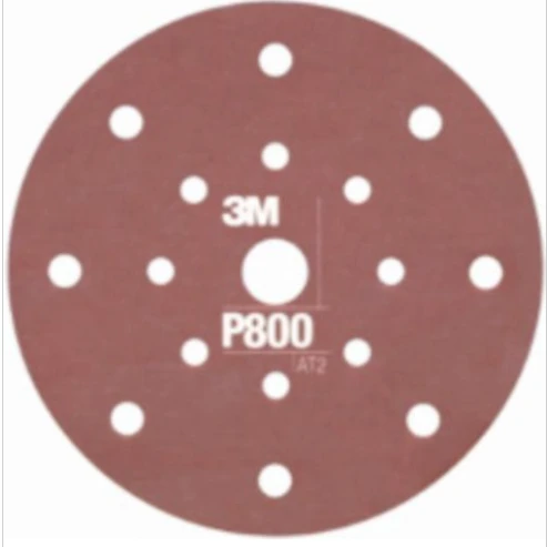 3M 6" P800 Dust Free Hookit Flexible Abrasive Disc (34802)