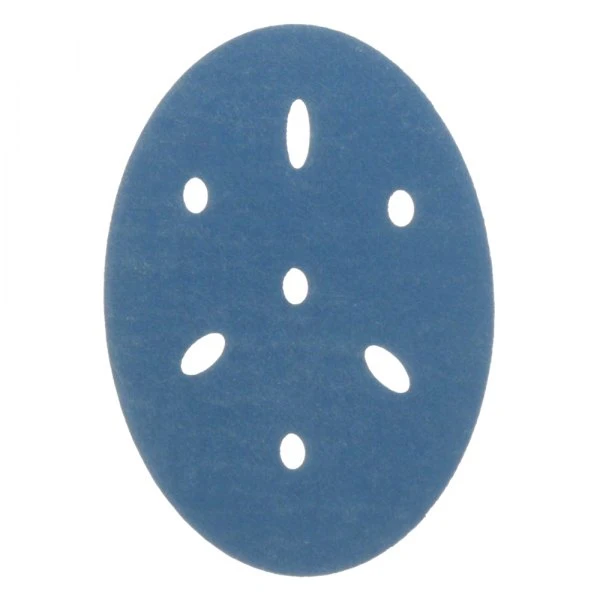 3M 3" 500+Grit Multi-hole Hookit Blue Abrasive Disc (36152) — product image 2