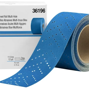 3M 2-3/4" X 13 Yards 400+Grit Hookit Blue Abrasive Sheet Roll (36196)