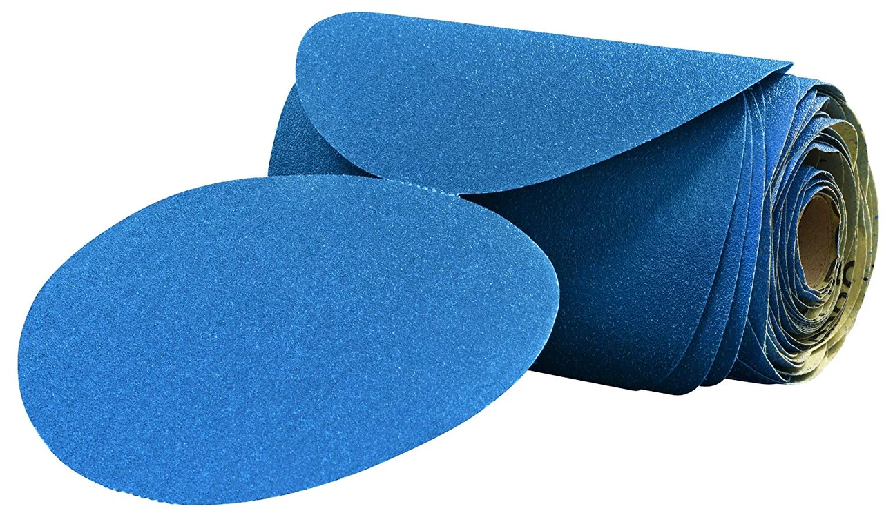 3M 6" 180+Grit Stikit Blue Abrasive Disc Roll (36206) — product image 2