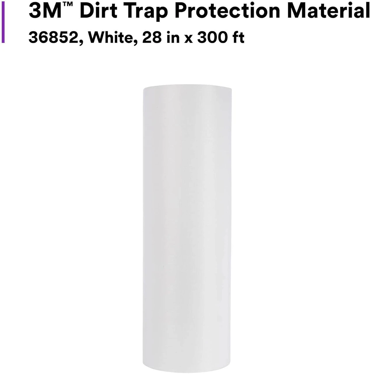 3M 28" X 300' White Dirt Trap Protection Material (36852) — product image 2