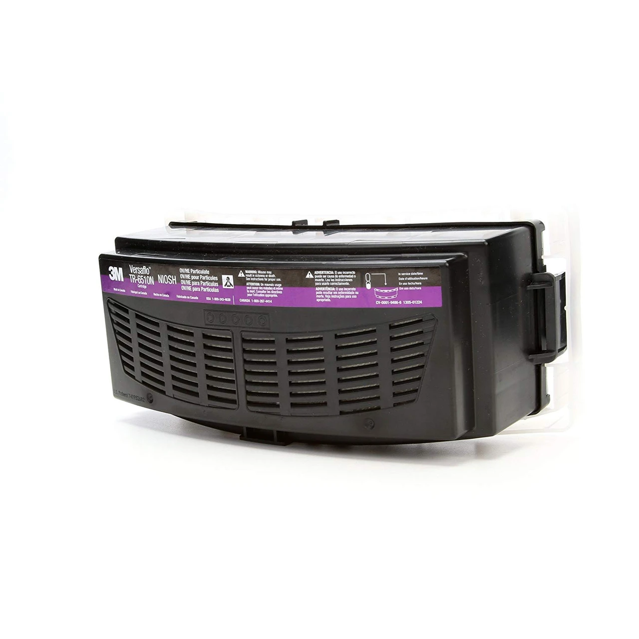 3M Versaflo TR-6510N(AAD) Organic Vapor/HEPA Cartridge (37361) — product image 3