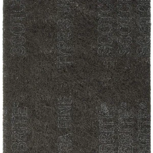 3M 9" X 6" Grey SiC Ultra Fine ScotchBrite Hand Pad (37448)