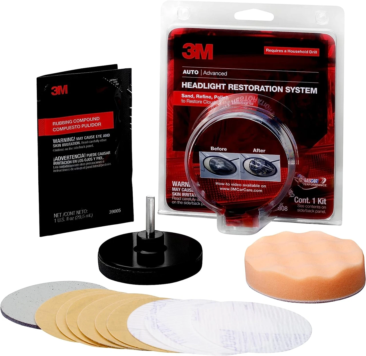 3M Headlight Lens Restoration System (39008) — product image 4