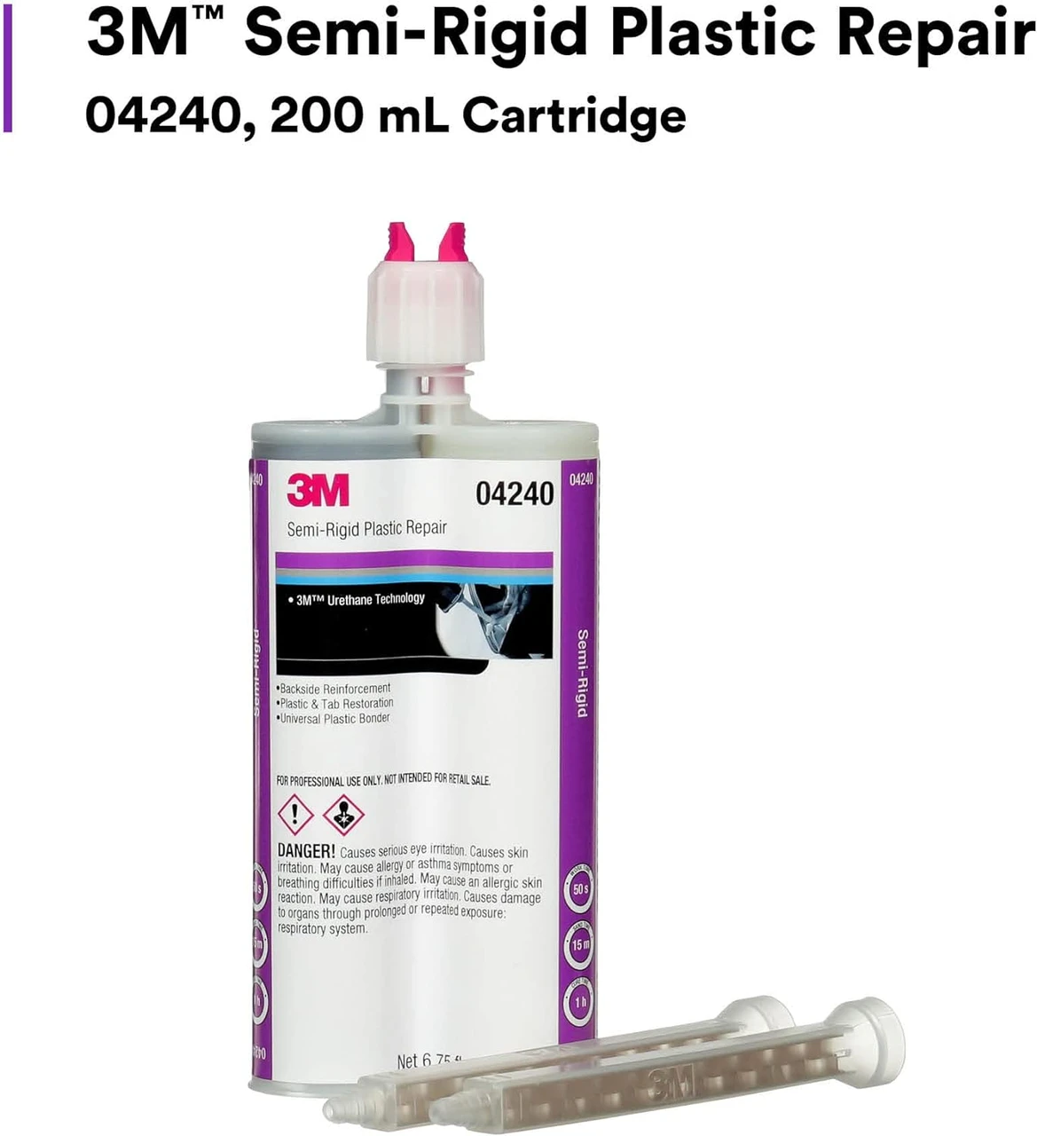 3M 200mL Semi-Rigid Plastic Repair (4240) — product image 3