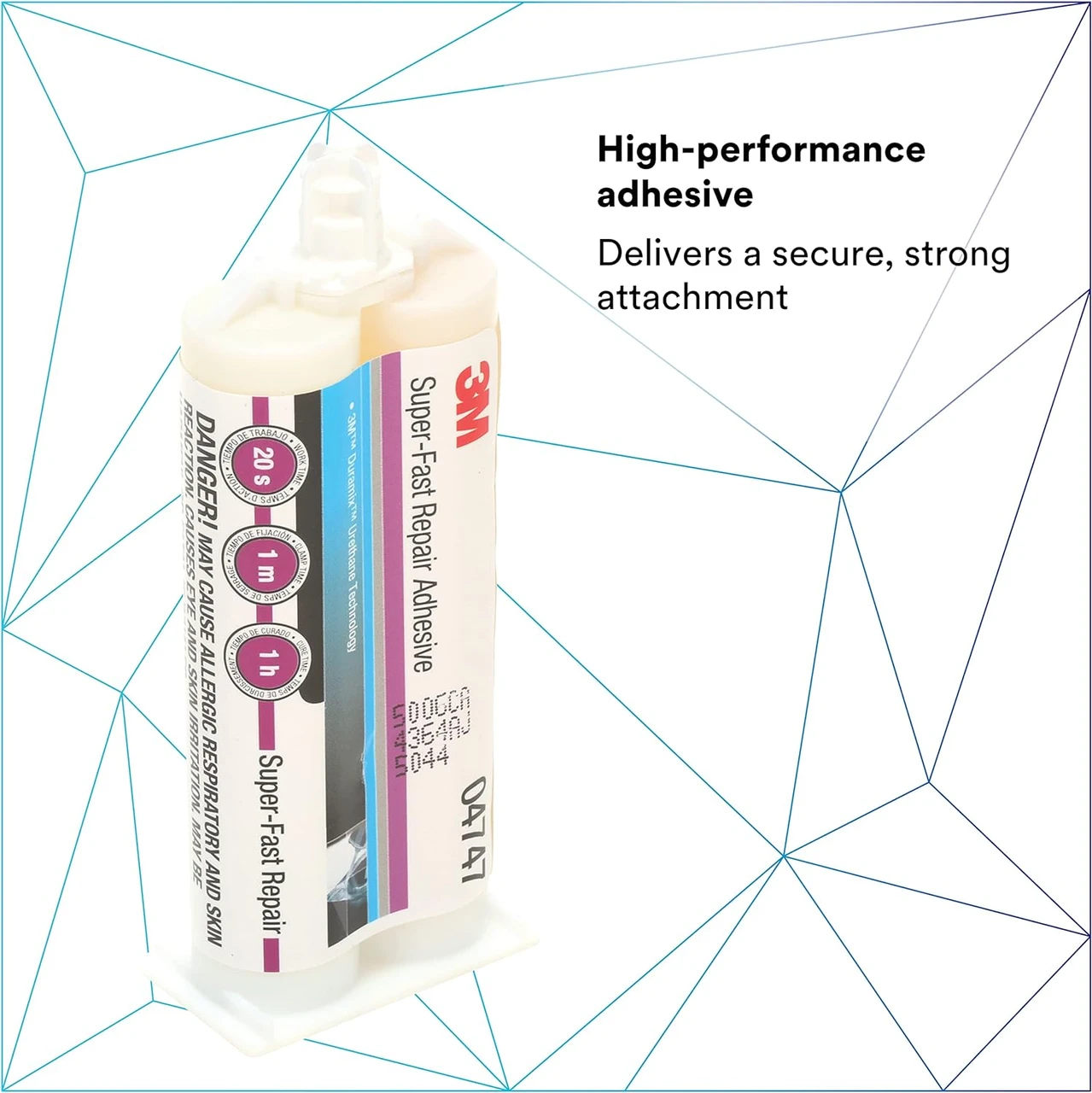 3M 47.3 mL Amber Super-Fast Repair Adhesive (4747) — product image 2