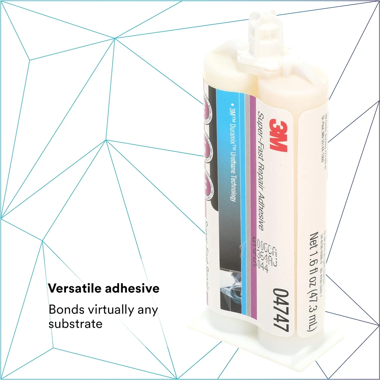 3M 47.3 mL Amber Super-Fast Repair Adhesive (4747) — product image 4