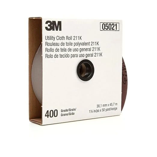 3M 1-1/2" X 50 yd 400+Grit Utility Cloth Roll 211K (5001)