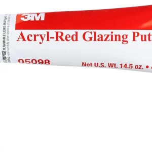 3M 14.5 oz Acrylic-Red Glazing Putty (5098)