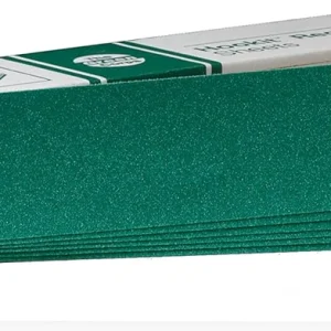 3M 2-3/4" X 16-1/2" 80E Green Corps Hookit Regalite Sheet (539)